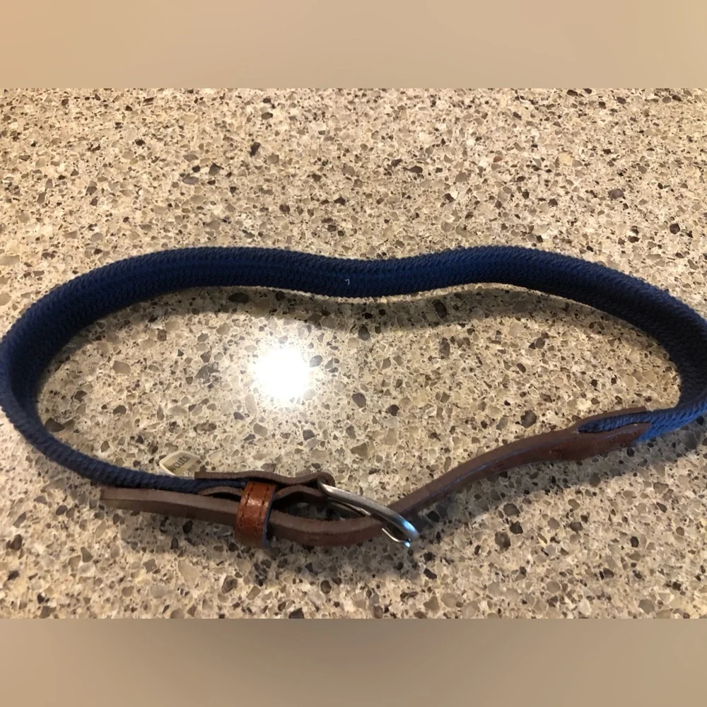 Crewcuts navy blue belt